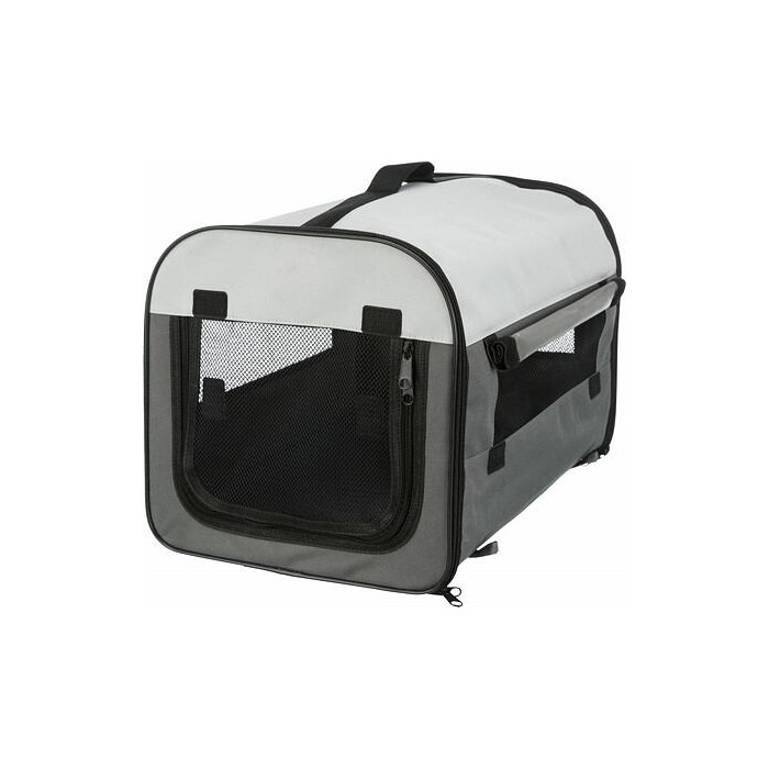 Skladacia látková prepravka pre psa T-Camp MobileKennel 3 (50 x 50 x 60 cm)