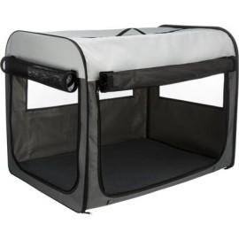 Skladacia látková prepravka pre psa T-Camp MobileKennel 3 (50 x 50 x 60 cm)